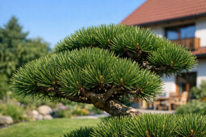 Detail jehlic - borovice černá (Autor vizualizace: IMPEKA s.r.o.)