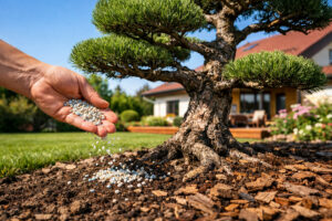 Hnojení tvarovaných okrasných stromů (Autor vizualizace: IMPEKA s.r.o.)