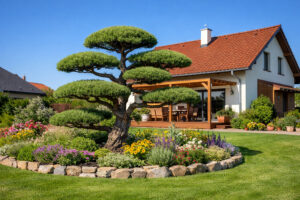 Okrasná zahrada na jaře (Autor vizualizace: IMPEKA s.r.o.)