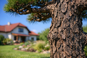 Kůra kmene - borovice černá (Autor vizualizace: IMPEKA s.r.o.)