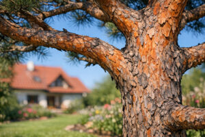 Kůra kmene - borovice lesní (Autor vizualizace: IMPEKA s.r.o.)
