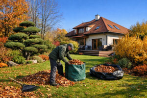Podzimní úklid zahrady (Autor vizualizace: IMPEKA s.r.o.)