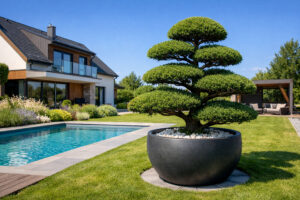 Tvarovaný jehličnan v nádobě 2 (Autor vizualizace: IMPEKA s.r.o.)